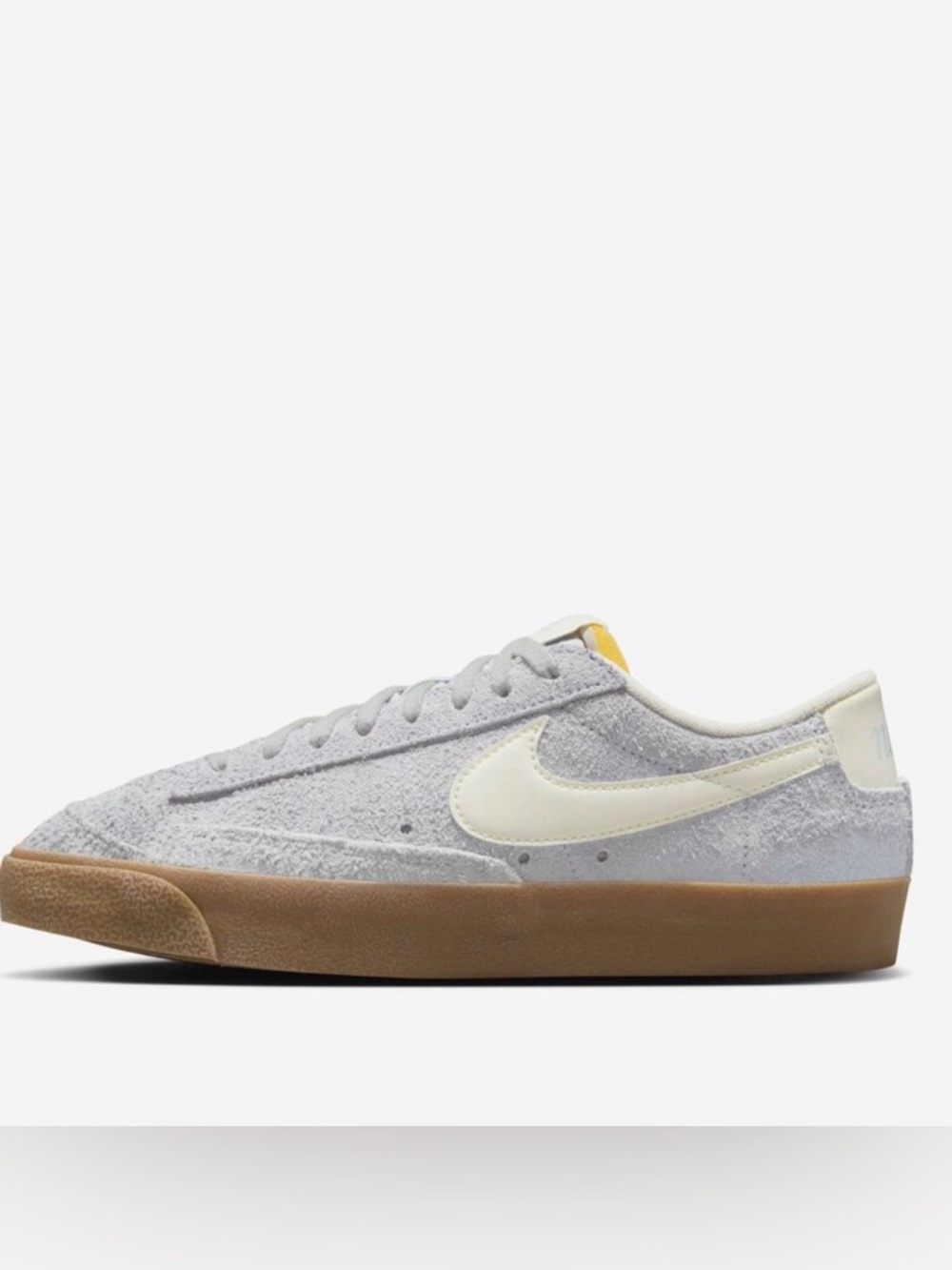 Nike Blazer Low 77 Vintage Football Grey Gum Size 8 EU 39 Suede NEW Sneakers